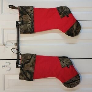 Legendary Whitetails Christmas Stockings X2 camouflage and red